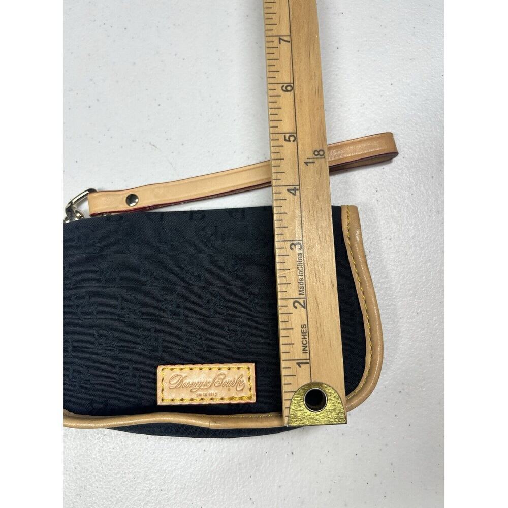 Dooney And Bourke Vintage Black Wristlet Wallet Purse Small Mini - Picture 5 of 7